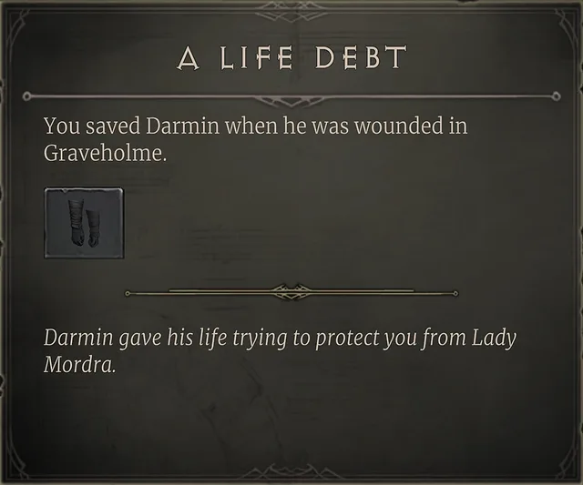 A Life Debt