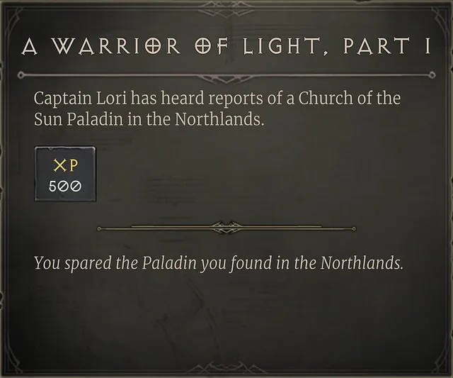 A Warrior of Light, Part 1