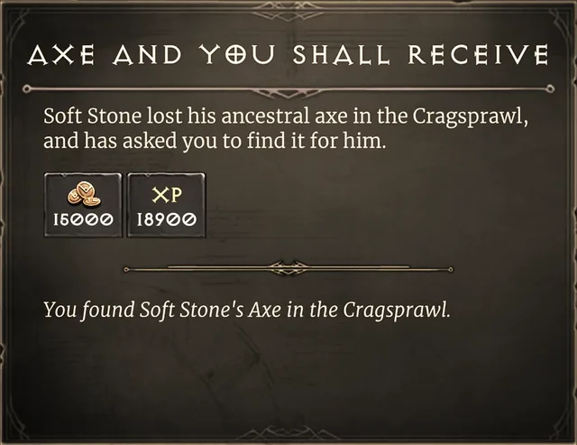 Axe and You Shall Receive