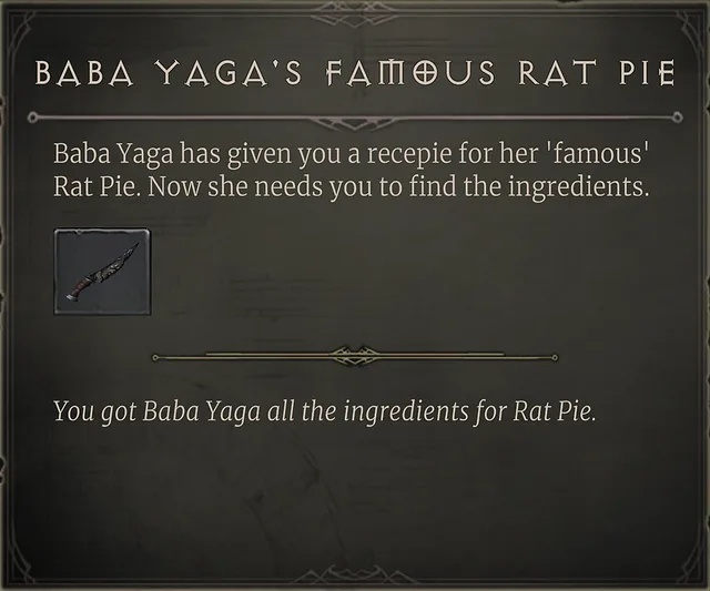Baba Yaga's Famous Rat Pie
