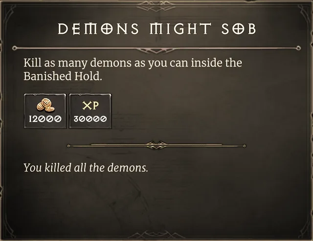 Demons Might Sob
