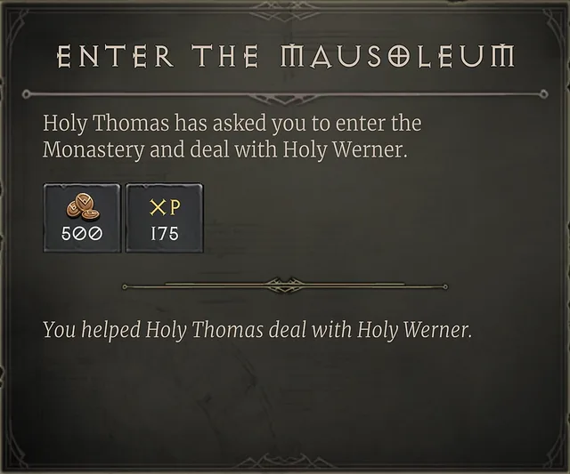 Enter the Mausoleum