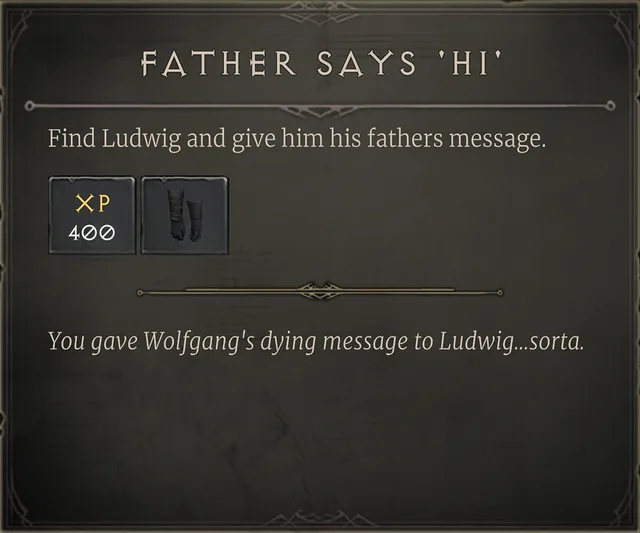 Father Says 'Hi'