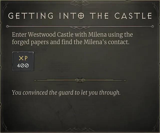 Getting Into the Castle