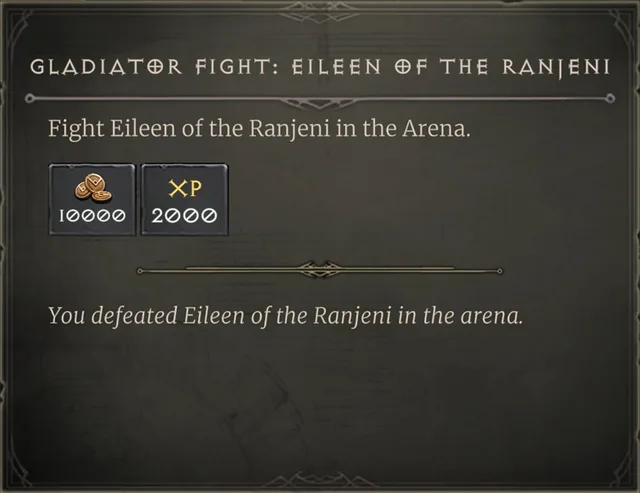 Gladiator Fight: Eileen of the Ranjeni
