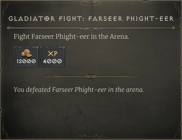 Gladiator Fight: Farseer Phight-eer