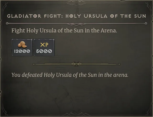 Gladiator Fight: Holy Ursula of the Sun