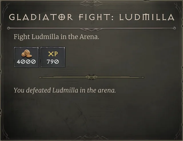 Gladiator Fight: Ludmilla