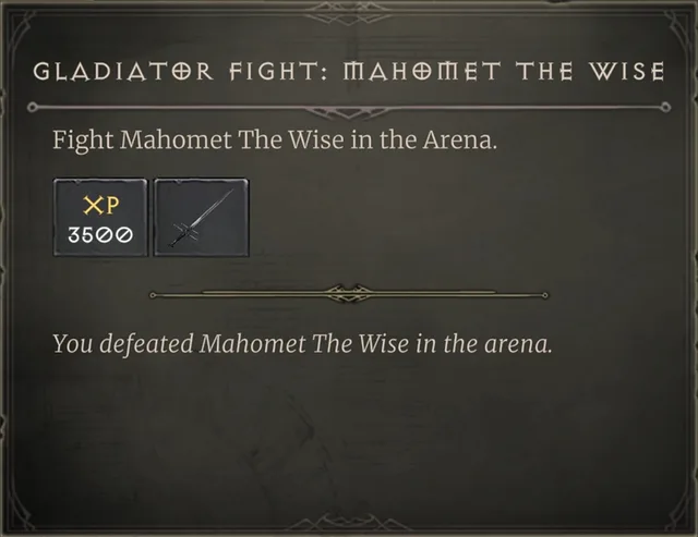 Gladiator Fight: Mahomet the Wise