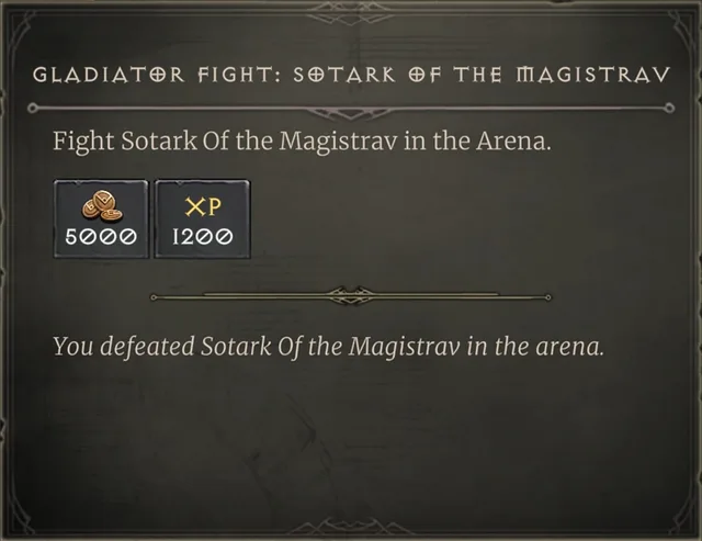 Gladiator Fight: Sotark of the Magistrav