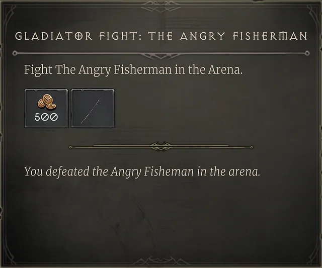 Gladiator Fight: The Angry Fisherman
