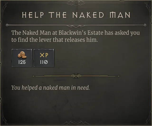 Help the Naked Man