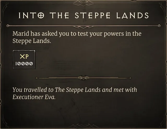 Into the Steppe Lands