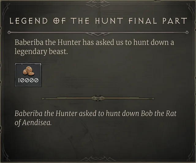 Legend of the Hunt Final Part