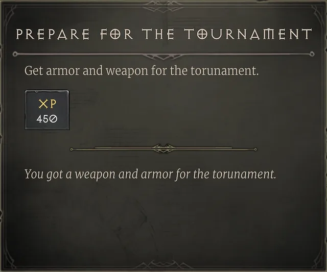 Prepare for the Tournament