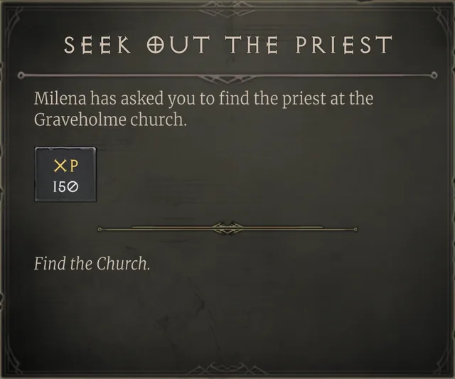 Seek Out the Priest