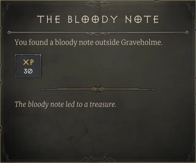 The Bloody Note