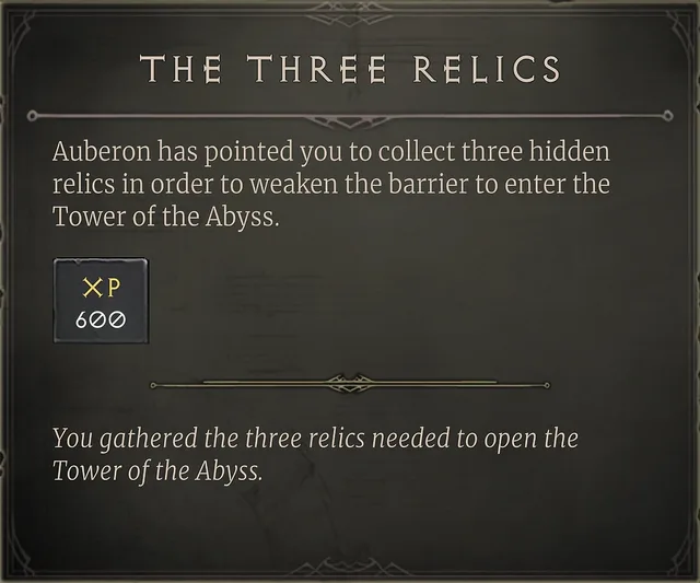 The Three Relics
