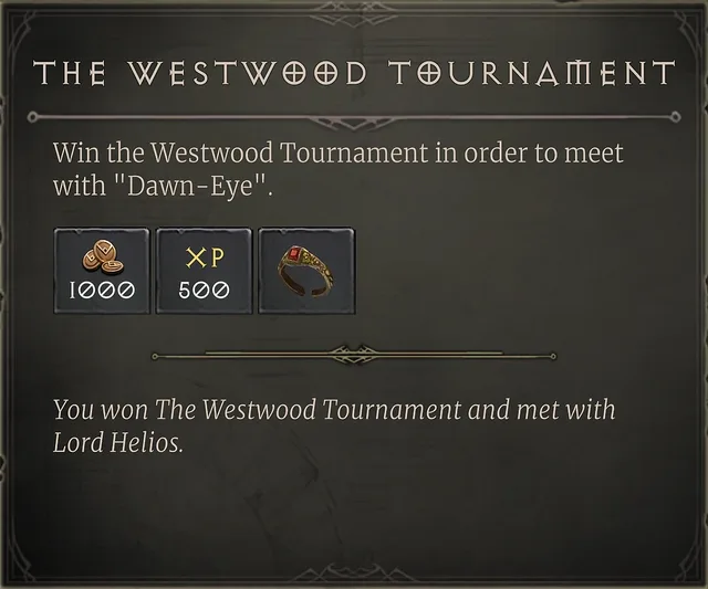 The Westwood Tournament