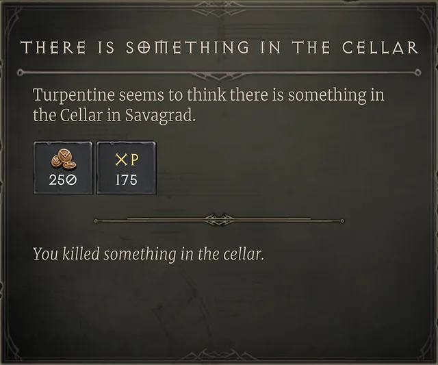 There is Something in the Cellar