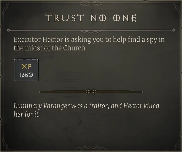 Trust No One